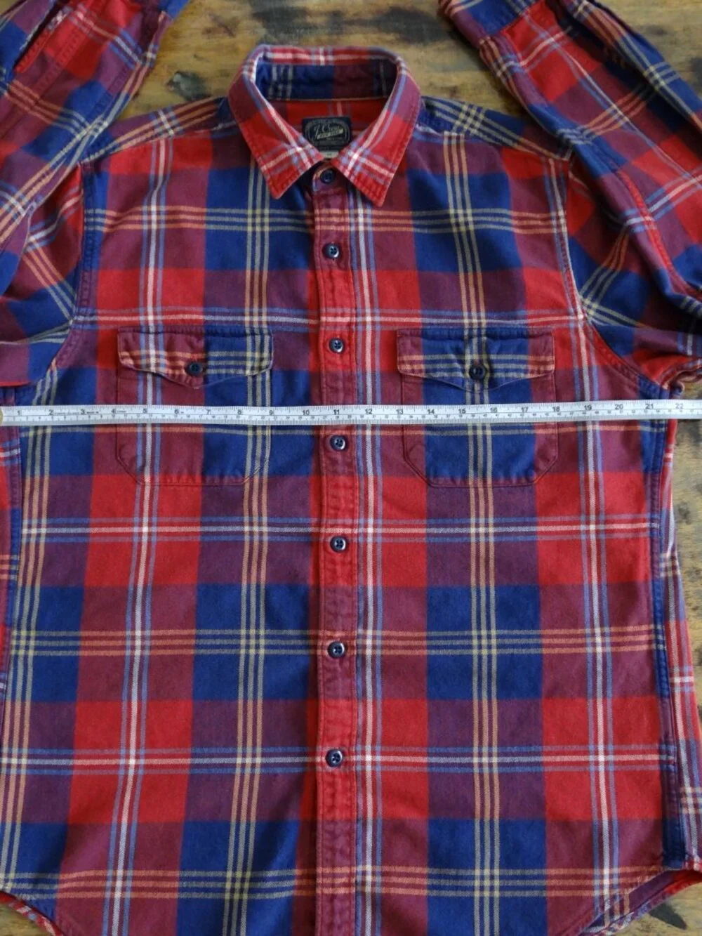J.Crew New York Men's M Plaid Flannel Shirt Sportsmen's Outfitter Cotton